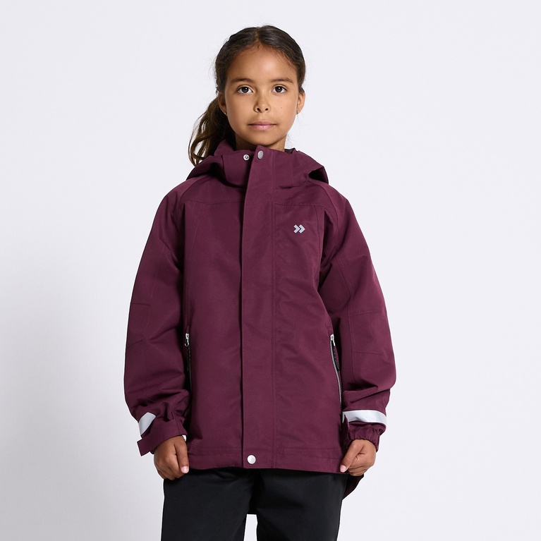 Shell jacket "Vemdalen" Aubergine